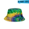 Tie Dye Bucket Hat Man Kid Woman Summer Visor Sun Outdoor Fisher Hiphop Beach Cap 38 Colors7895602
