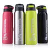 Bouteille d'eau thermos de sport de 500 ml Thermo Mug Tasse de flacon à vide en acier inoxydable avec tasse d'isolation de paille Thermoses Bouteille thermique 210913