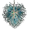 Oświetlenie sufitowe LED żyrandol Lampa wisząca Multicolor Handmade dmuchane szklane żyrandole Nowoczesny design do dekoracji sypialni