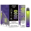 US Warehouse 5000 puffar Eletronic Cigarett Original Mesh Coil Poco Huge Disposable Vape Pen Uppladdningsbar 15ML 8 Färg Enhet Nyaste Vapor Penna