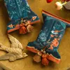 Bird Floral Print Velvet Holder Decorative Napkin Paper Facial Tissue Box Cover With Tassel For Bedroom Bathroom Car