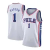 Джоэл 21 Джорки Embiid Jeams 1 S Harden Tyrese 0 Maxey City Basketball Jersey Allen 3 Iverson рубашка сшитые логотипы