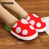 Piranha Decoration Flower Cosplay Slippers Winter Women Cartoon Creative Plush Slides Halloween Carnival Christmas Cosplay Shoes H1115