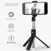 3 في 1 اللاسلكي Selfie Selfie Stick K07 لأجهزة iPhone/Android/Huawei قابلة للطي مقلدة مونوبود رايبود تيرايد القابلة للتمديد القابلة للتمديد