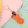 2021 toy Creative finger bubble silica gel key ring factory processing custom deratization pioneer