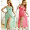 Sexy Lingerie Sexy Costumes Erotic Dresses Hot Women Lace Long Porno Cosplay Dresses Underwear Kimino Nightgown Intimates Slips