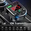 BTE5 Araba MP3 Çalar Bluetooth FM Verici Araba FM Modülatörü Çift USB Şarj Portu için 12-24 V Genel Araç Araç Şarj Perakende Kutusu Ile