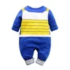 Nyfödd baby pojke kläder romer 100% bomull drake dbz boll z halloween kostym spädbarn jumpsuits långärmad nyfödda overalls q0910