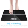 180Kg/50g 11" Personal Weighing Bathroom Scale Black&Silver