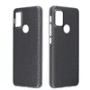 Äkta Real Carbon Fiber Slim Fodral för Motorola Moto G30 Ultra-Tunna Matt Hård Armor Skal