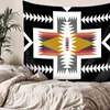 Wandteppiche Wandteppich Hängen Hippie Welle Berg Mond Dekor Gobelin Tapiz Boho Mandala Tuch