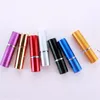 10ml Perfume Bottle Party Favor Aluminium Anodized Compact Atomizer 7 Colors Travel Refillable Fragrance Makeup Spray Bottles JJE10626