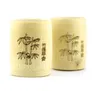 100 pz/lotto Tradizionale Cinese Fatti A Mano Naturale Tazza di Bambù Per Il Tè Acqua Birra Succo di Caffè SN5175