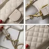 Mini Rhombus purses portable square bag chain one-shoulder cross-body bags mouth red envelope