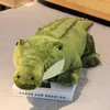 90 cm / 120 cm gosedjur Real Life Alligator Plyschleksak Simulering Krokodildockor Kawaii Ceative Kudde för barn Julklappar LA287