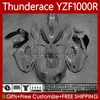 Yamaha YZF1000R Thunderace Ney Grey YZF 1000R 1000 R 96-07 ZF-1000R 96 97 98 99 00 01 YZF1000-R 02 03 04 05 06 04 04 05 06 2007 2007フェアリングキット
