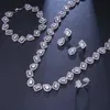 Bettyue Classic Appearance With Rectangle And Waterdrop Shape Full Of CUbic Zircon Elegant Jewelry In Banquet Four piece Sets H1022