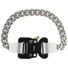 1017alyx9sm Metal Lock Chain Armband Män och Kvinnor Par med samma enkla personlighetsgåva ins trend tillbehör