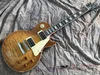 China OEM Powers Customs Shop E -Gitarre Quilt Ed Maple One Stück Holzkörper und Nacken Ebony Fingerboard Real Yellow Binding8504798