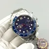 Men Watch rubber Ceramic Bezel Top Quality multifunction Limited Mens Luxury Automatic Watches Mechanical Movementstainless steel Blue waterproof Wristwatches