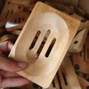 Handmade Natural Bamboo Soap Dishes Storage Holder Bath Accessories Box Hotel Home Bathroom Kitchen Supplies