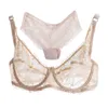 Bras Sets Sexy Transparent Women Bra Set Lingerie Ultra-thin And Panties Lace Bralette Brief B Cup Underwear2486