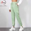 Kobiety Casual Sport Spodnie Wiosna Jesień Solid Loose Lace-Up Długi Spodnie Spodnie Dysfunda Kobieta Running Pantalones Mujer 211112