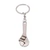 Клавные инструменты мини -инструменты гаечная гаечная ключ серебряной металлический автомобиль Кольцо Кольцо высококачественное моделирование галечки цепь Keyring Keyfob Jewelry Gift Miri22