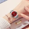 Montres pour femmes Top marque de luxe japon mouvement Quartz acier inoxydable bande cadran blanc étanche eau montres poignet Relogio femme