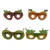 Luxury-Creative Fruit Shaped Solglasögon Mode Barn Dekorativ Glasögon Handgjorda DIY Party Cartoon Eyewear Party Favor TTA892