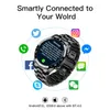 LIGE Moda Smartwatch Bluetooth Chiamata Sport Men039s Orologio Monitoraggio della frequenza cardiaca Controllo musicale Impermeabile Smart Man4136198