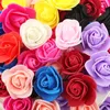 500pcs 3cm Mini Artificial Pe Foam Rose Flower Heads for Wedding Home Decoration Handgjorda Fake Flowers Ball Craft Party Supplies 220408