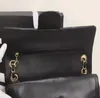 Bolso de hombro de diseñador de lujo para mujer, bolso de moda de marca, Mini bolsos clásicos, bolso cruzado de cuero genuino, cadena con textura de caviar 2022