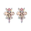 Bohème mignon abeille strass verre boucle d'oreille pour les femmes Vintage à la main cristal boucles d'oreilles Chic cadeaux Bijoux Bijoux