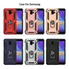 Dual Layer ShockoProof Case Cover för Samsung J4 Plus J5 J6 J7Pro J7 Prime J2 Core J3 Star Militärskydd Väska med bilmonterad hållare