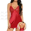 Women Sleepwear Sexy Lingerie Ladies Sling Pajamas V Neck Backless Sleepdress Sexy Lace Nightwear Female Sleepshirts,Free shipping