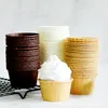 Doublures de Cupcake en parchemin, gobelets à muffins de taille Standard, emballages résistants à la graisse pour boulangerie, fête d'anniversaire XBJK2203