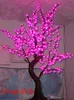 Decorazioni natalizie Tronco d'albero naturale LED Fiore di ciliegio artificiale Luce 1,5 m ~ 2,5 m Altezza 110/220 V Uso esterno antipioggia