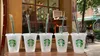 Starbucks 16oz/473ml Plastikbecher, wiederverwendbar, transparent, Trinkbecher mit flachem Boden, säulenförmiger Deckel, Strohbecher, Bardian