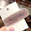 Ny Shining Crystal Rhinestone Women Hairpins Barrettes Tjejer Trendiga Geometriska Hårklipp Pärlor Hårtillbehör Hårtillbehör