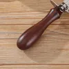 Stainless Steel Ice Cream Scoop With Wood Handle Cookie Ice Cream Spoon Kitchen Gadgets Sticks Watermelon Fruit Tools RRD11482