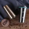 500ml Thermos rånar Kaffekopp med lock Termocup Seal Stainless Steel Vakuumflaskor Termoser Thermo Mugg för bil Min vattenflaska 210913