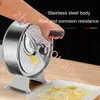 Household Manual Slicer Stainless Steel Fruit And Vegetable Slicer Potato Tomato Lemon Cucumber Orange Onion Slicer