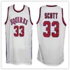 33 Charlie Scott Mens Julius Erving #32 Virginia Squires ABA 1972-73 농구 저지 사용자 정의 번호 및 이름 유니폼 스티치