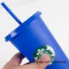 DHL Özel Starbucks Fincan 24 oz Kişiselleştirilmiş Tumblers Kupa Starbuck Bardakları Saman İle Kahve Kupalar Şeffaf Sippy Plastik Tumbler