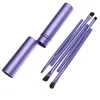 5 stücke Professionelle Reise Tragbare Mini Augen Make-Up Pinsel Set Wisch Lidschatten Eyeliner Augenbraue Pinsel Lippen Make-Up Pinsel Kit3220937