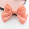 2021 Baby Girls Bowknot Princess Barrette Sweet Kids Candy Color Bow Fancy Haugh Clip Children Party Party Hair Pin ﾠ Hair Cancory C6830