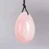 Bacchetta per massaggio con uovo Yoni al quarzo rosa, set di confezioni regalo, in pietra naturale, uova di cristallo, palla da trapano, esercizio Kegal, muscolo del pavimento pelvico, vaginale