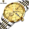 LIGE Men Automatic Mechanical Watches Luxury Brand Business Stainless Steel 100M Waterproof Watch Men Fashion Clock reloj hombre 210527