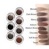 Sobrancelha creme Pomade Eyebrow Enhancers Maquiagem Sobrancelha 11 Cores Com Pacote de Varejo dhl marrom escuro